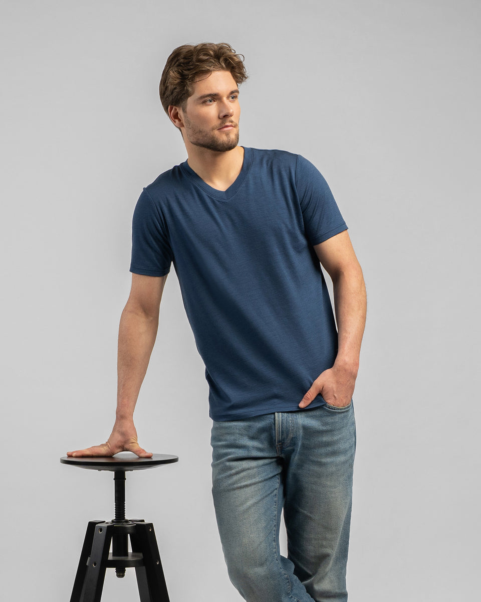 dress t shirt men PMVFHDE Mens Short-Sleeve T-Shirt Fashion Casual Solid Color Zip Pocket Summer Top dry Ultra 100% Merino Wool V-Neck T-Shirt