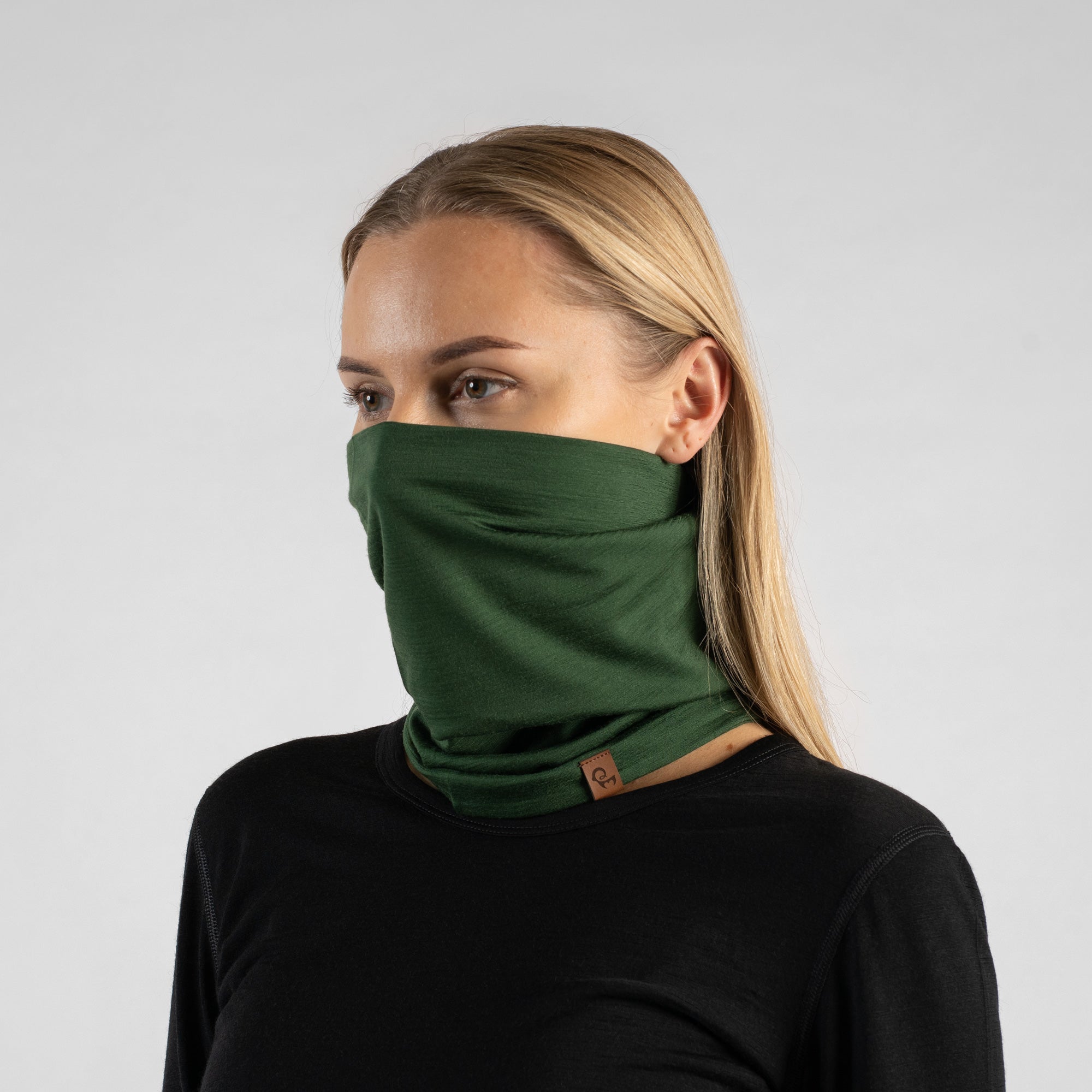 Women's Virgin Merino Neck Gaiter Denim / Blue ♥️ menique - MENIQUE