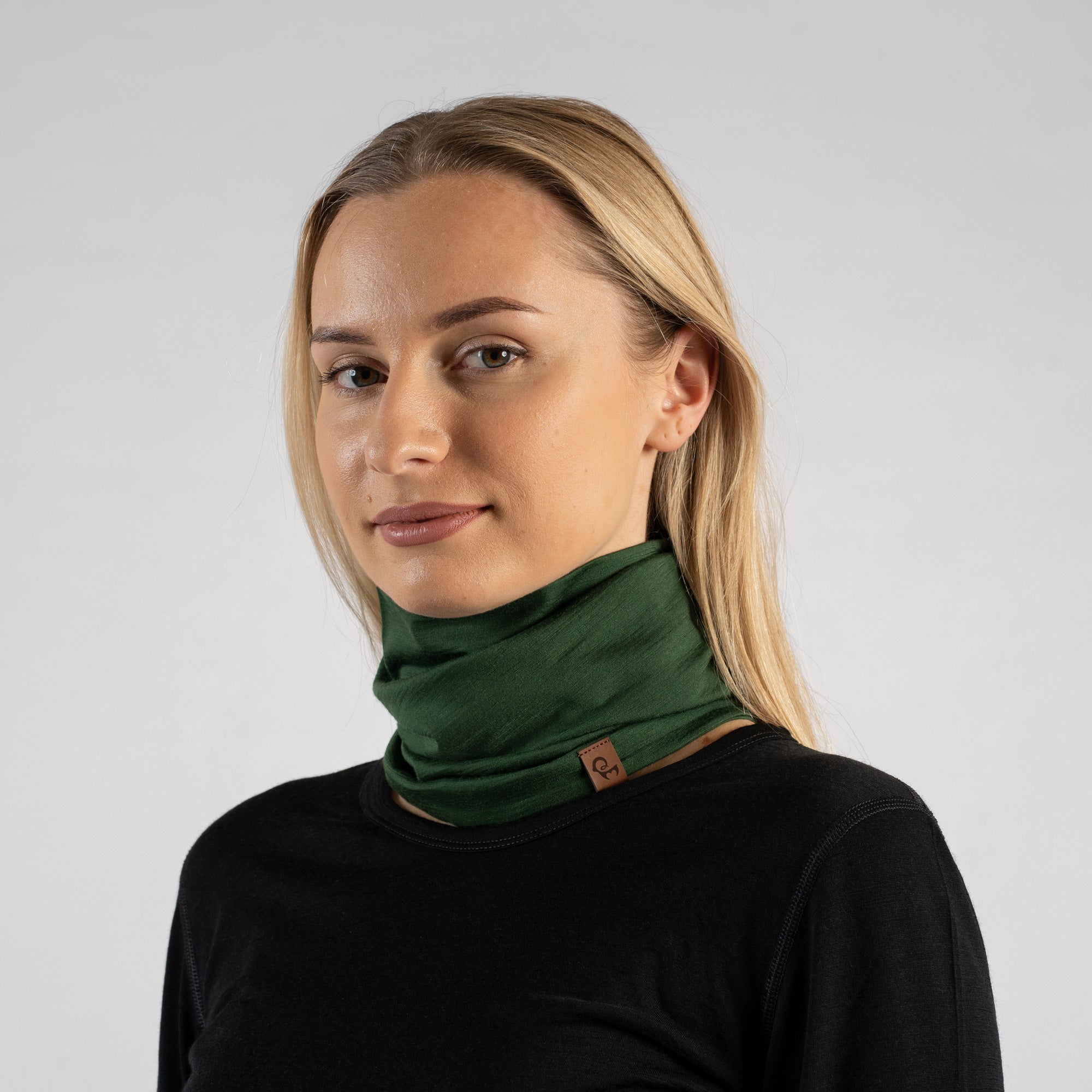Women's Virgin Merino Neck Gaiter Denim / Blue ♥️ menique - MENIQUE