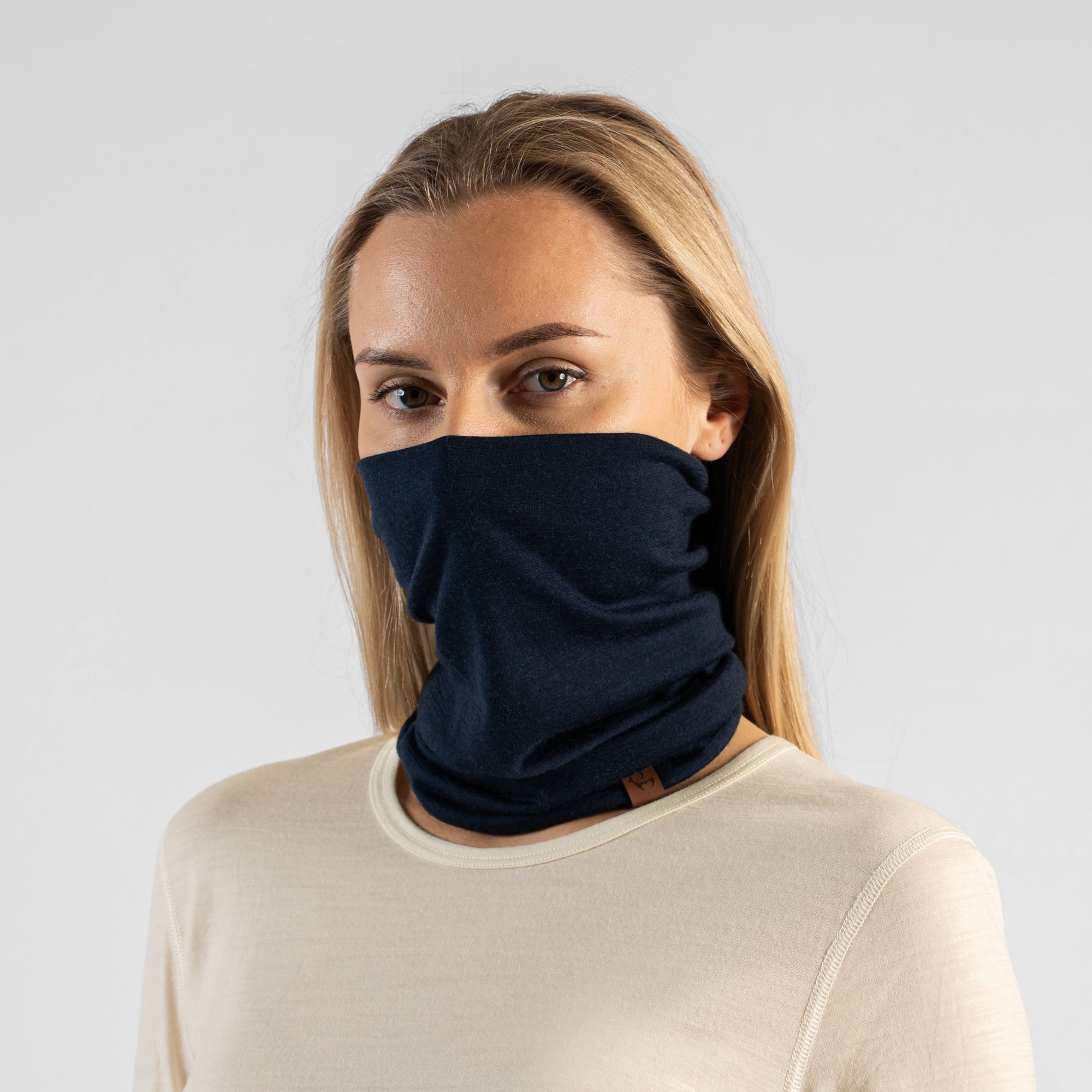 Women's Natural Merino Gaiter Navy Blue❤️ menique - MENIQUE