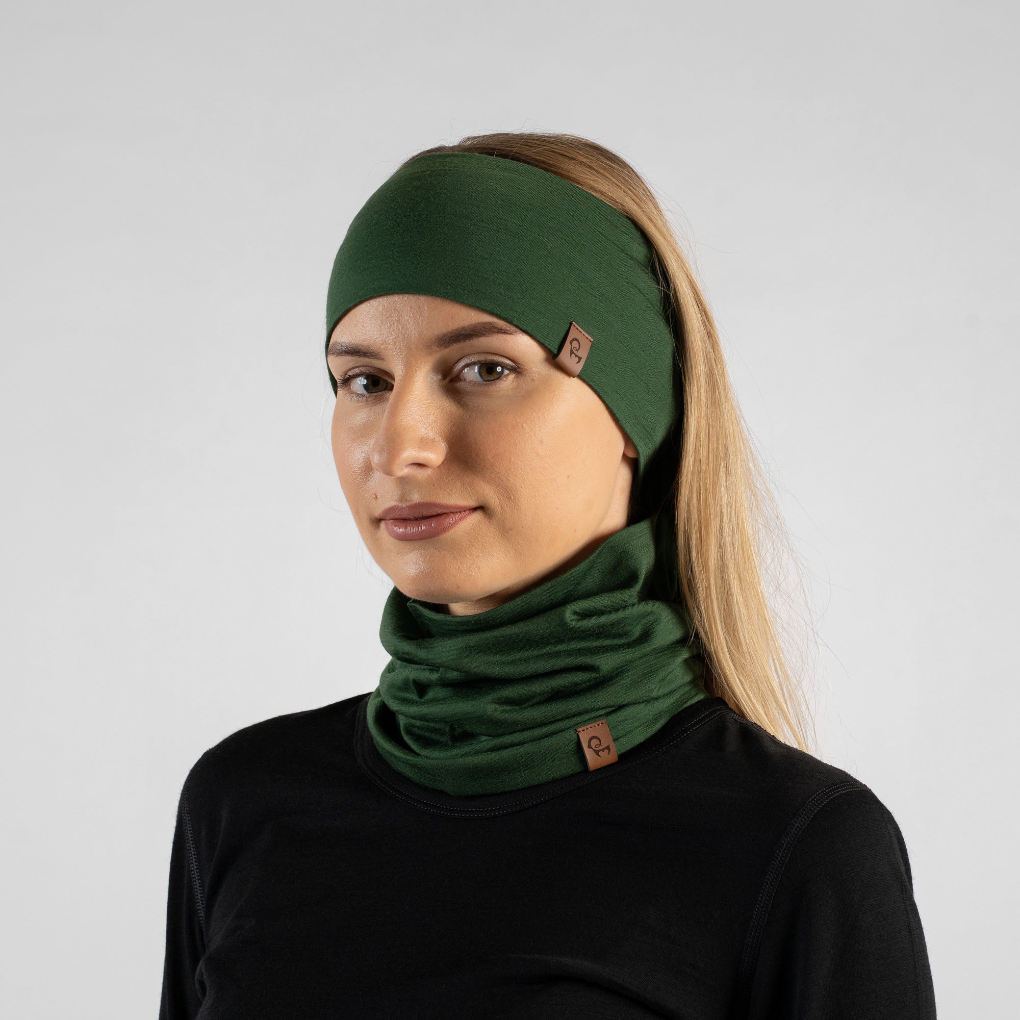 Women's Two-Piece Set Headband & Gaiter Royal Cherry ❤ menique