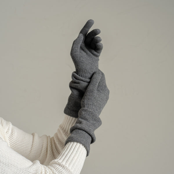 Knitted Merino & Cashmere Long Gloves For Women ❤️ menique - MENIQUE