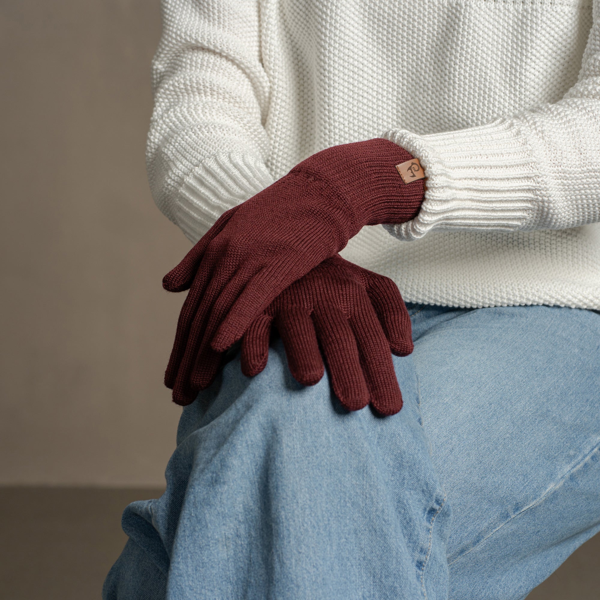 IRENE Merino Wool Glove Knit ニット　ブラック　黒 IRENE Merino Wool Glove Knit ニット ブラック 黒 【公式通販】