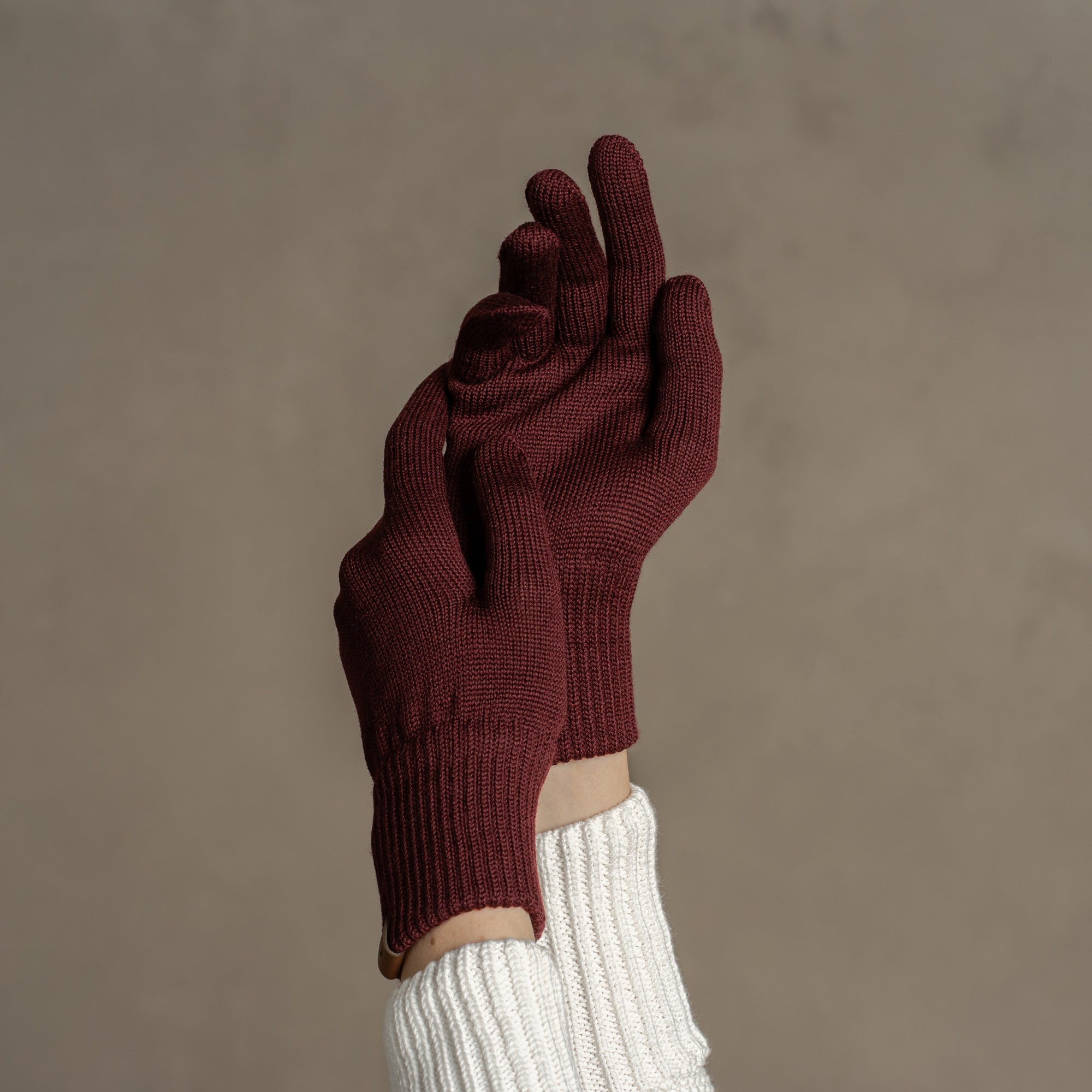 Merino Wool Knit Gloves for Women ❤️ menique - MENIQUE