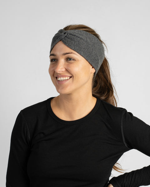 Women's Soft Merino &amp; Cashmere Knit Twist Headband