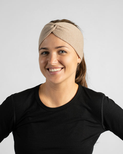 Women's Soft Merino &amp; Cashmere Knit Twist Headband