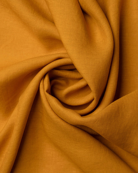 Kids&#39; Linen Dress Mini Maya spicy yellow