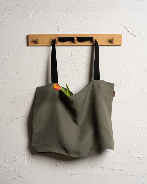 Linen Large Shopping Bag