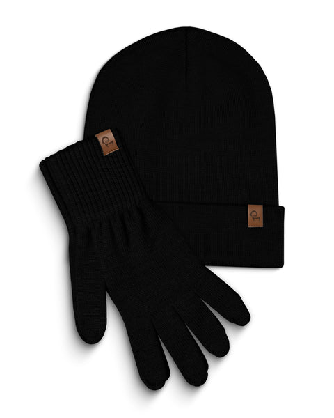 Men&#39;s Knit Beanie &amp; Gloves 2-Piece