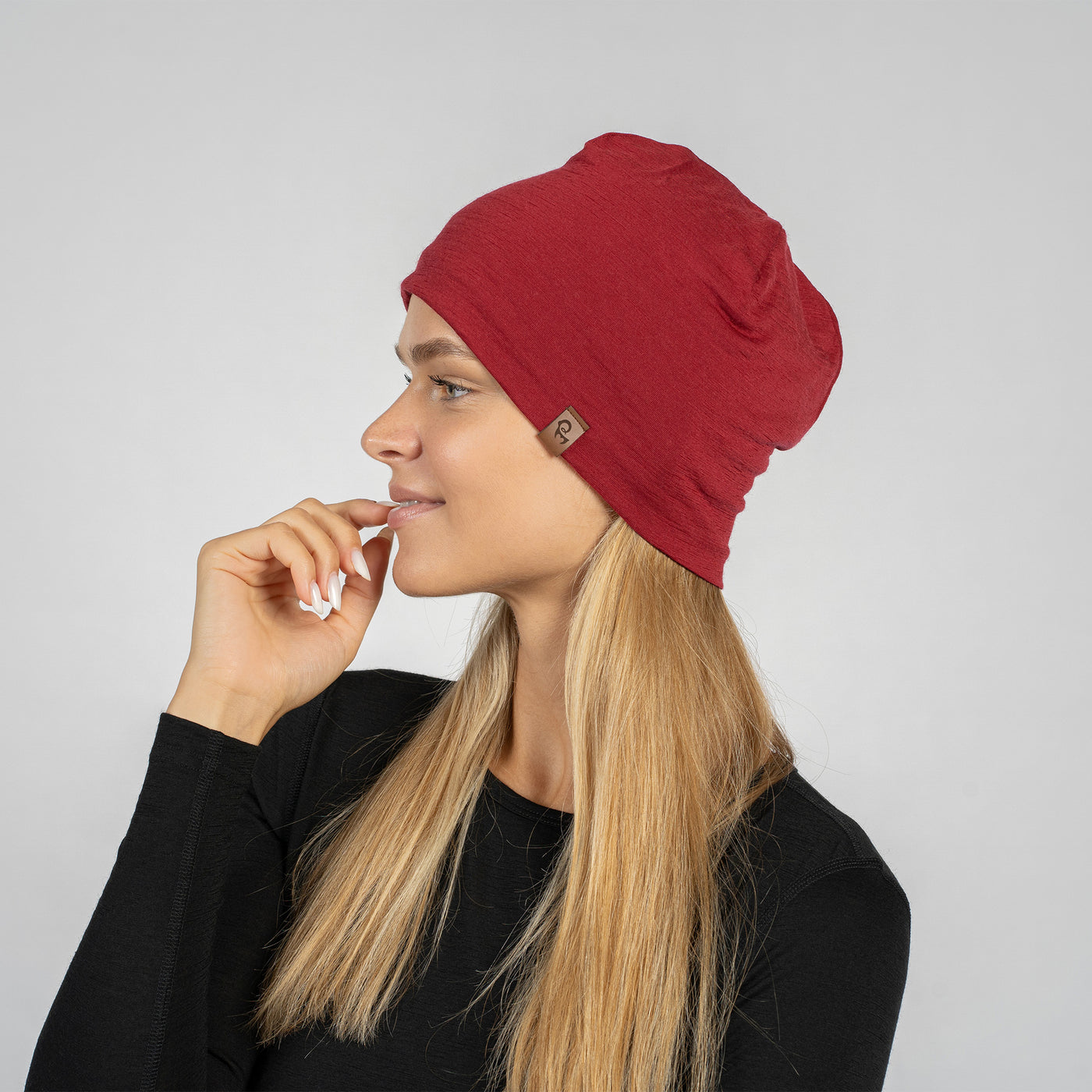 Unisex-Liner-Beanie-Royal-  display picture 1