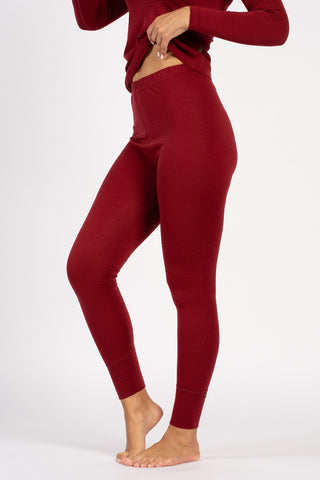 Women's 160 Merino Pants Royal Cherry - XS / Royal Cherry