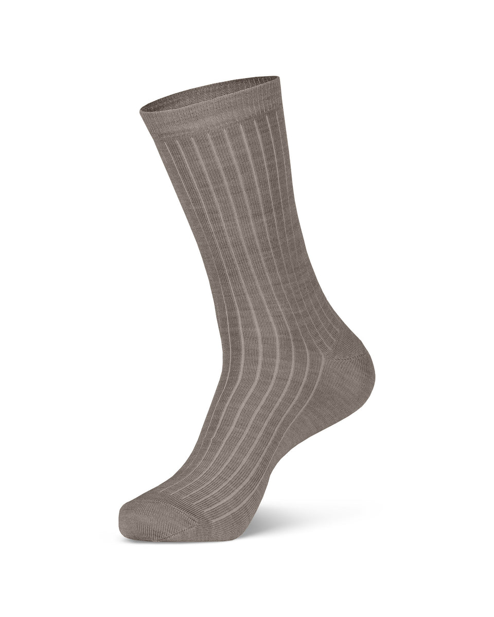 Beige Women's Socks - 3Pack Merino Socks For Summer - Travel Socks Pack - Beige