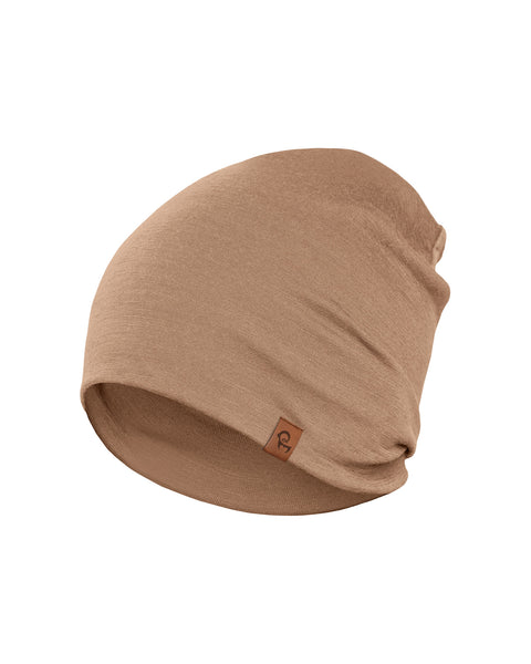 Women's 100% Merino Beanie Beige