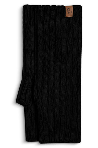 Women's Cashmere Wrist Warmers - One size / Black