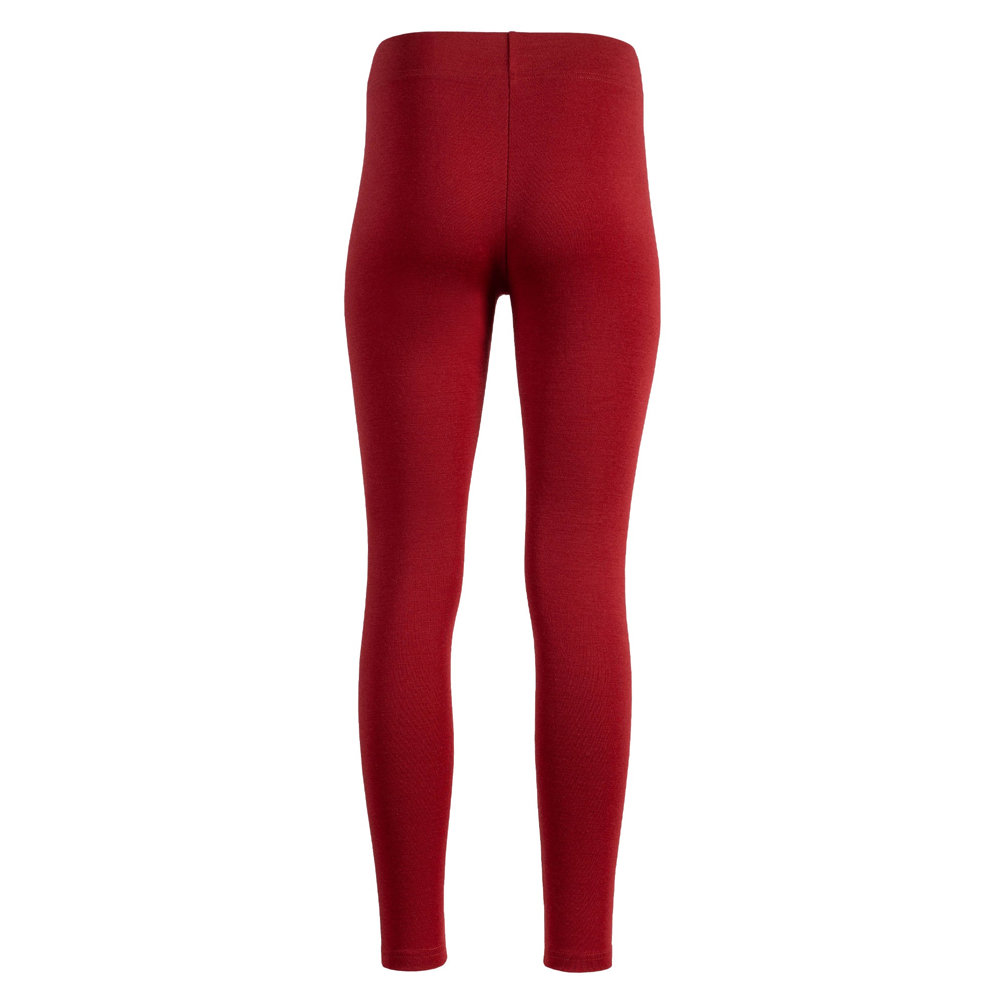 Organic Merino Women's Leggings 250gsm Cherry Red ❤️ menique