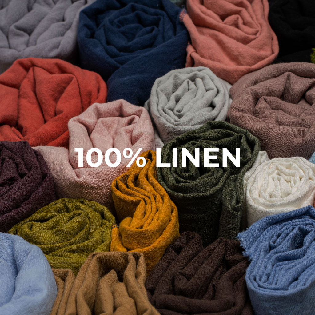 100% Linen material