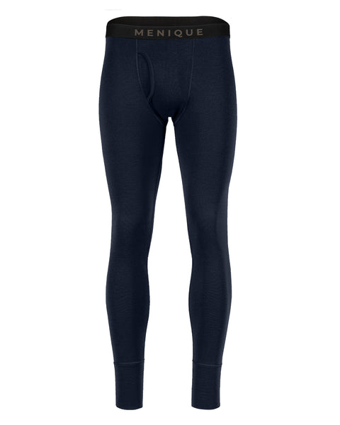 Men's 250 Merino Thermal Bottoms Navy Blue