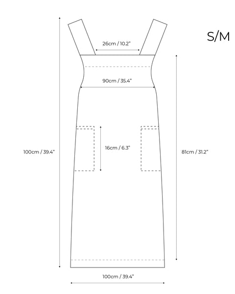 Cross-Back Japanese Apron