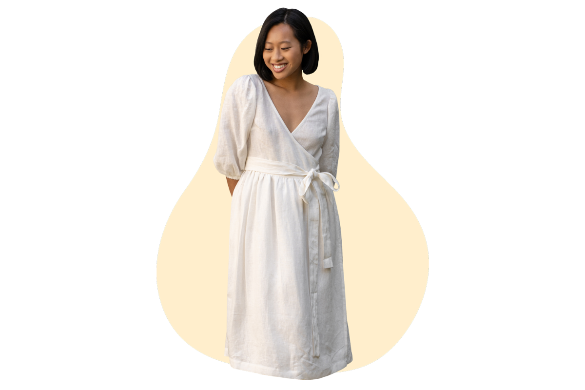 Linen clothing for women, what type of dresses to wear when you have pear shape