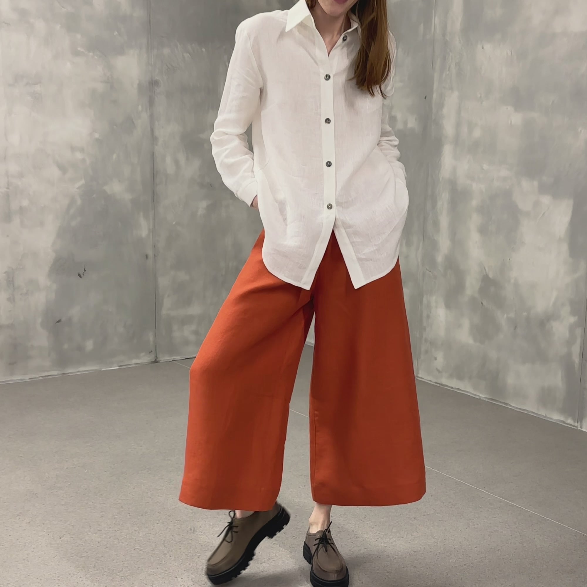 Linen Culottes Lana