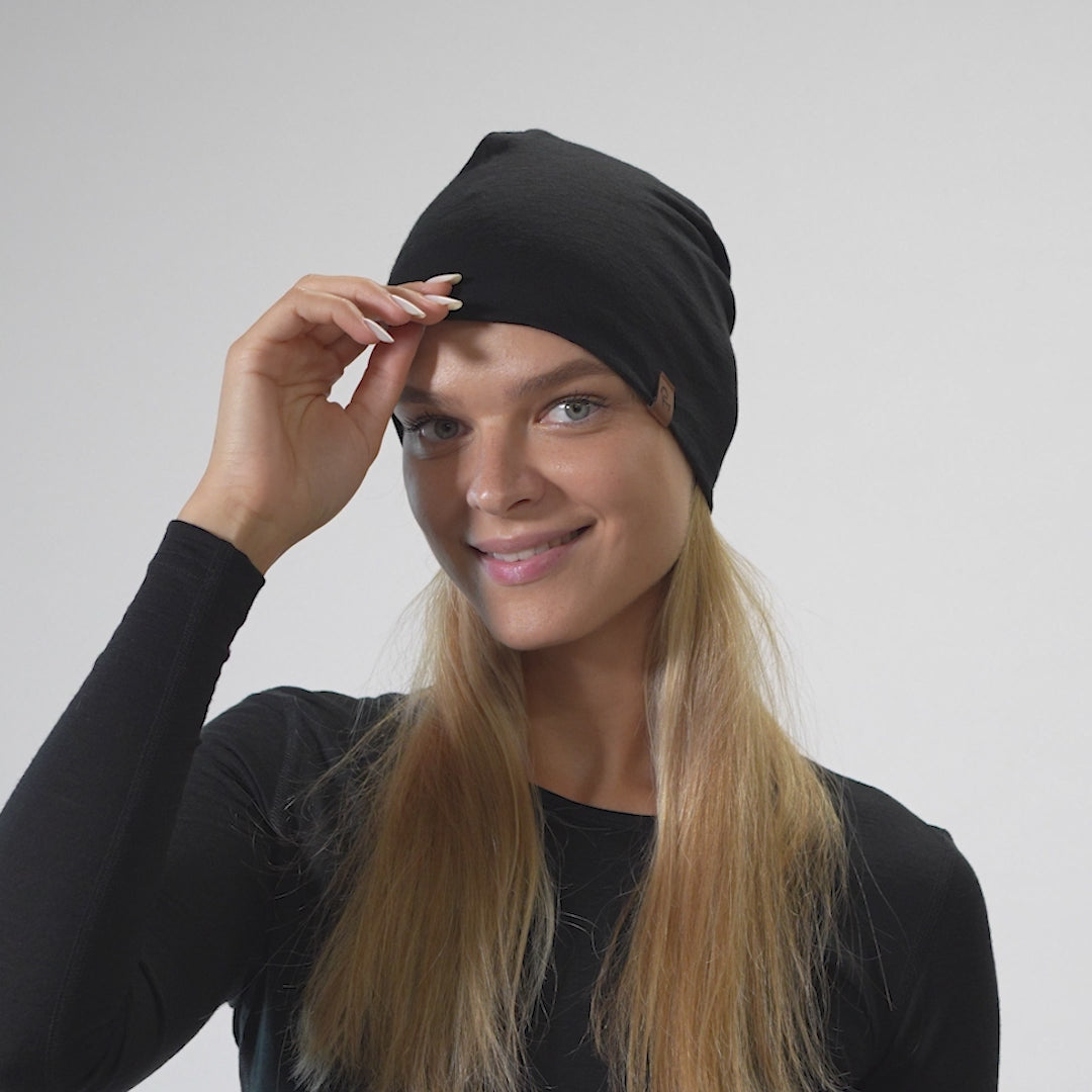 Unisex Merino Liner Beanie