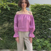 Off Shoulder Blouse with Ruffles Jessica