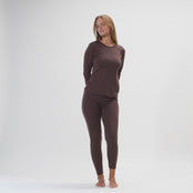 Women's 250 Thermal Long Sleeve Crew Brown