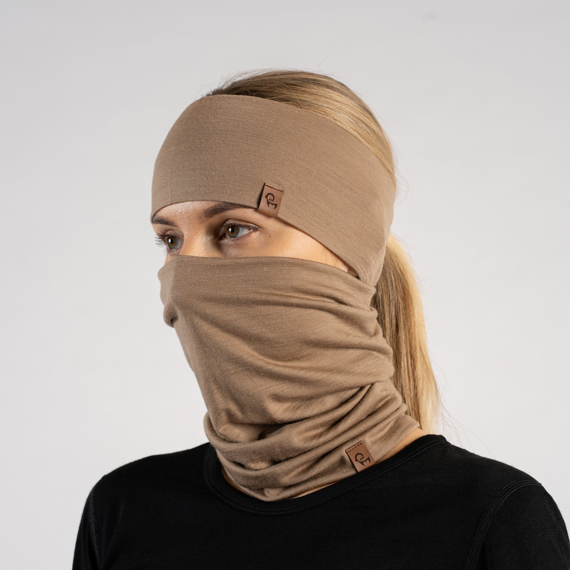 Women's Two-Piece Set Headband & Gaiter Royal Cherry ❤ menique