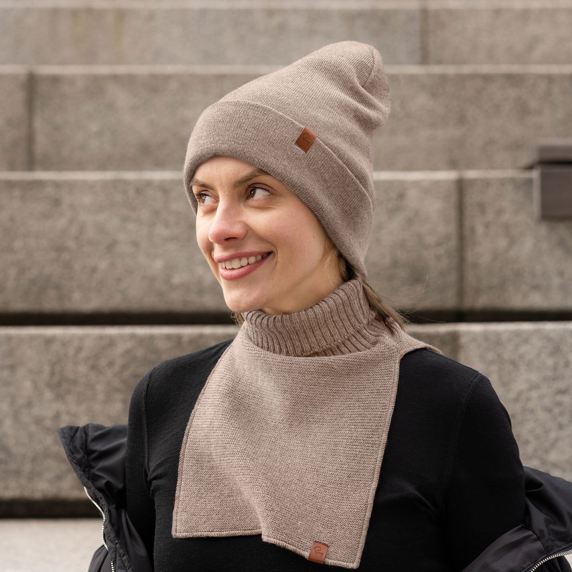 レディースウェア BRIEFING WOMENS WARM 3D LOGO MOCK NECK