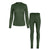 Women's 160 Long Sleeve & Bottoms 2-Piece Dark Green