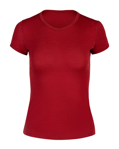 Women&#39;s 160 Merino T-Shirt Royal Cherry