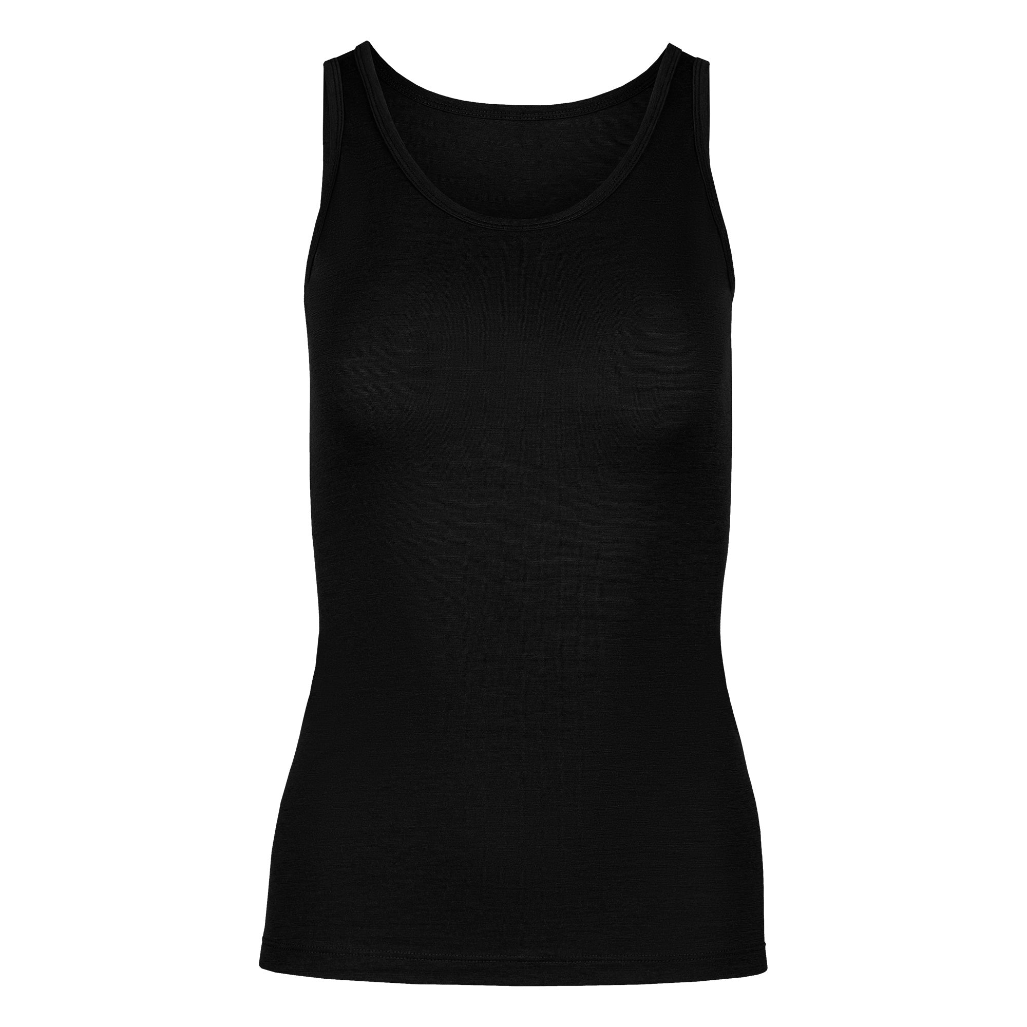 Women's Merino 160 Tank Top Black | menique