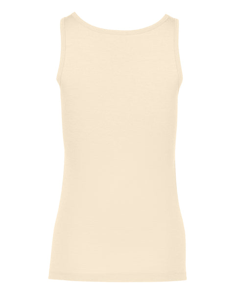 Women&#39;s Merino Tank Top Natural Back