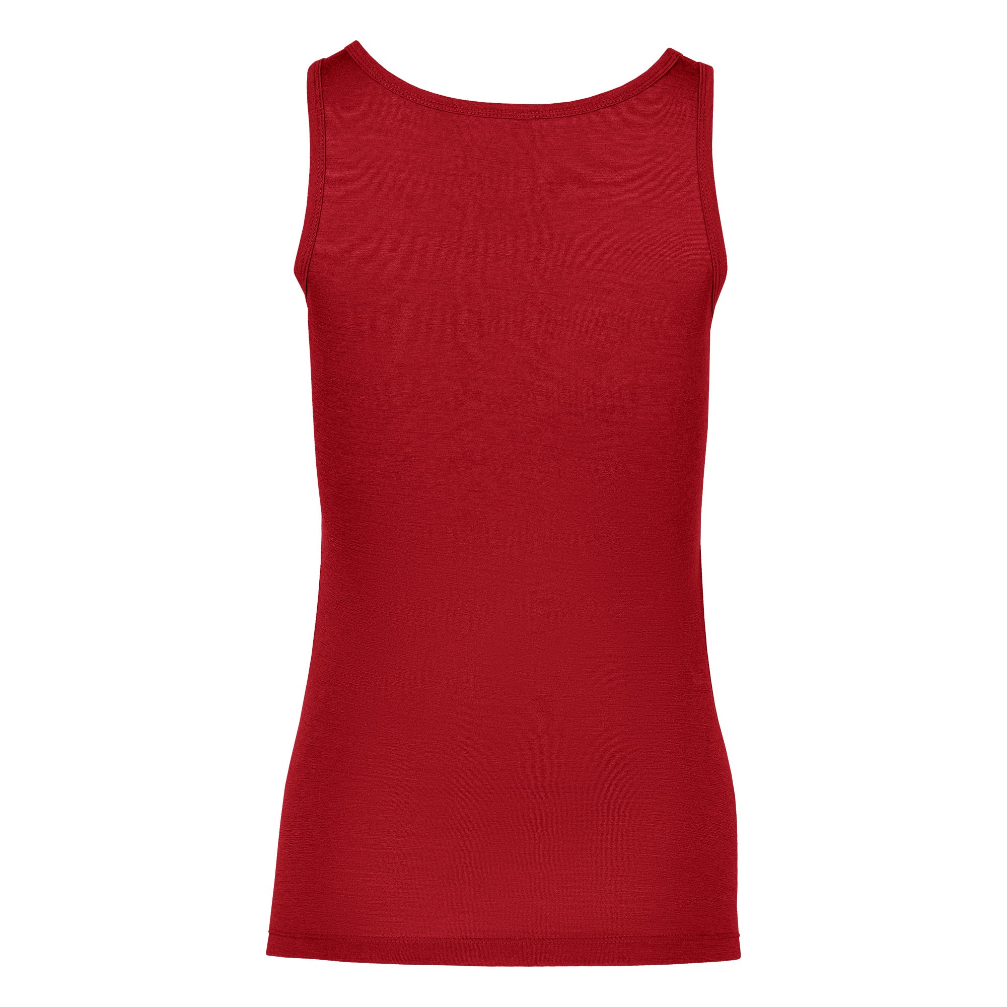 100% Light Merino Tank Top 赤 【公式通販】