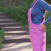 Nicci Linen Jumpsuit in Lavender Color video