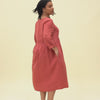Linen Smock Dress Lucy Moroccan Red