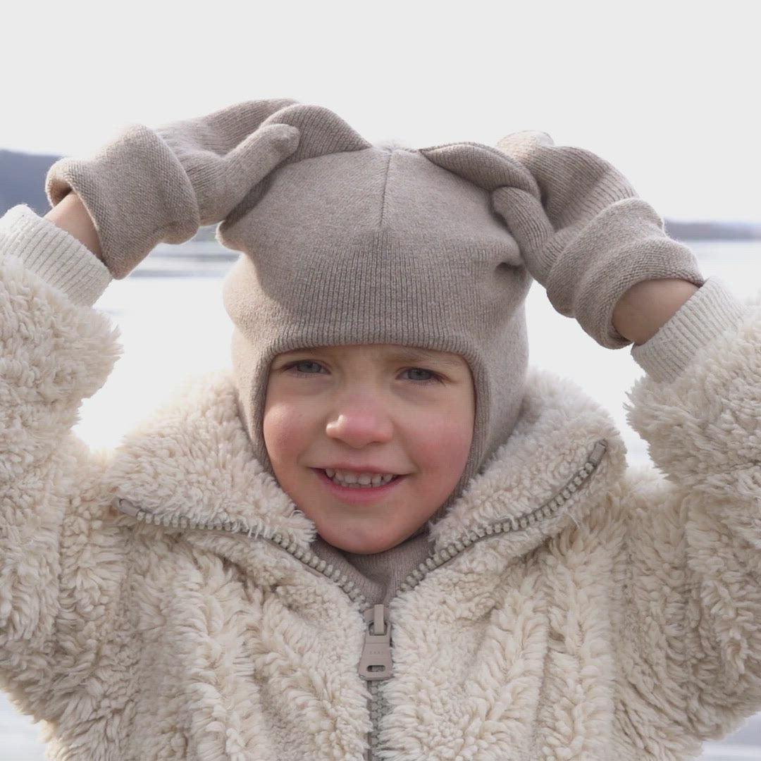 Kids' Mittens Knitted Merino & Cashmere