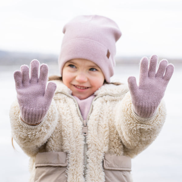 Merino Finger Gloves for Kids & Toddlers ❤️ menique