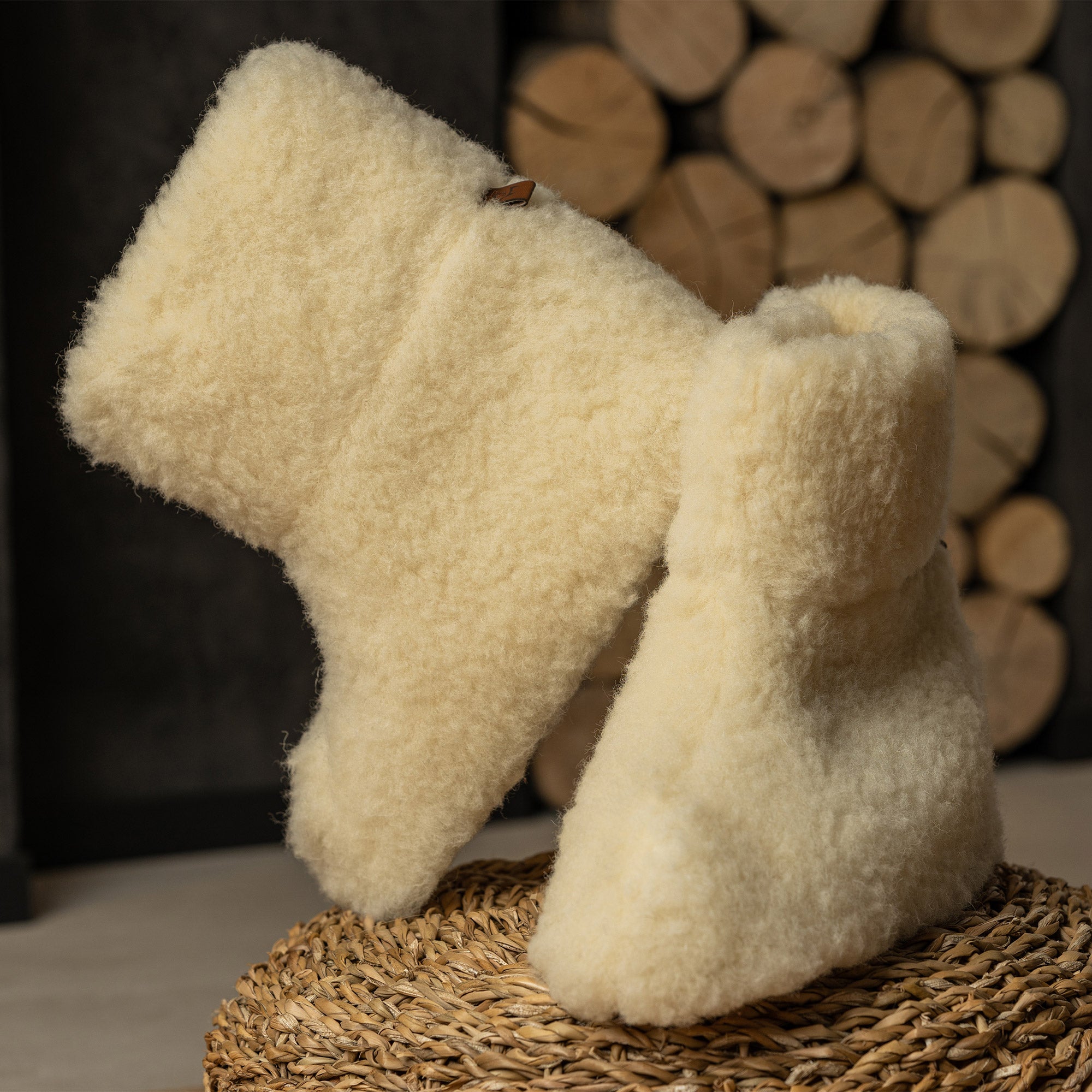 Fleece discount bootie slippers