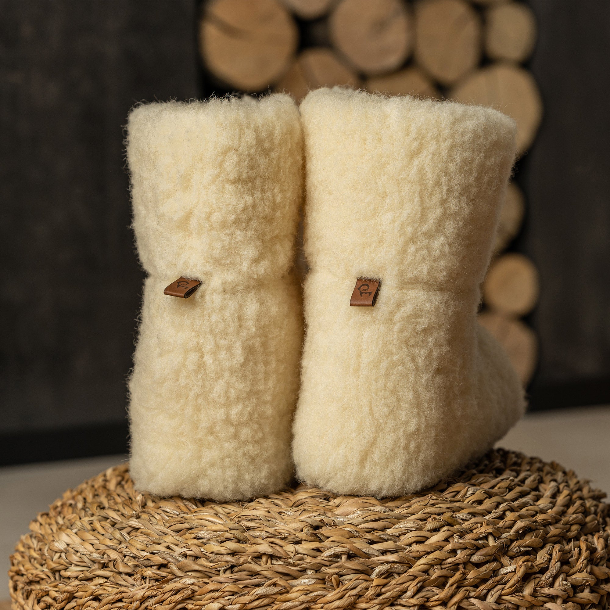 fleece lined bootie slippers