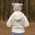 Kids Pile Fleece Hooded Jacket Natural