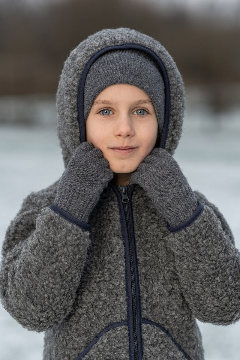 Kids Winter Time Long Sleeve Tee-Navy – Moore