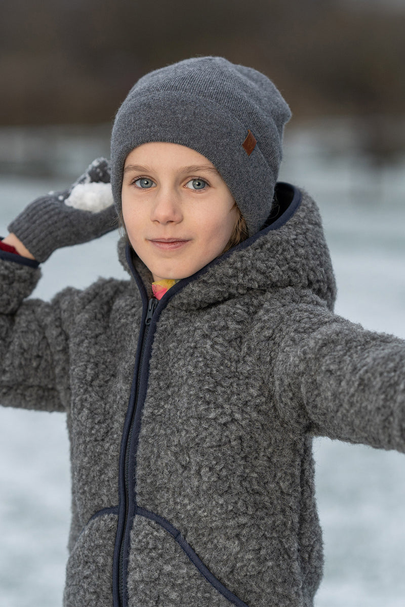Kids Winter Time Long Sleeve Tee-Navy – Moore