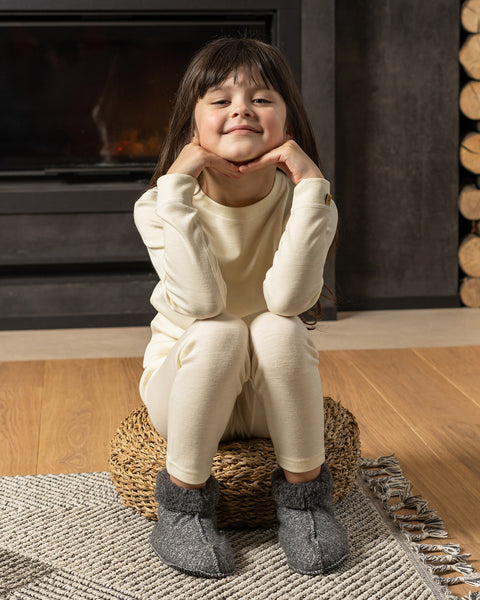 Kids&#39; Pants 250 Merino Natural