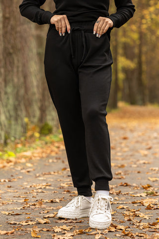 Women's 250 Merino Sweatpants Black - S / Black