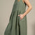 Linen Sleeveless Smock Dress Maya Stone Green