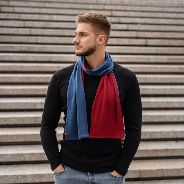 Denim scarf clearance