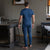 Men's 160 Merino Set of Short Sleeve & Bottom Denim