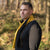 Men's Merino Scarf Power Mango/Black