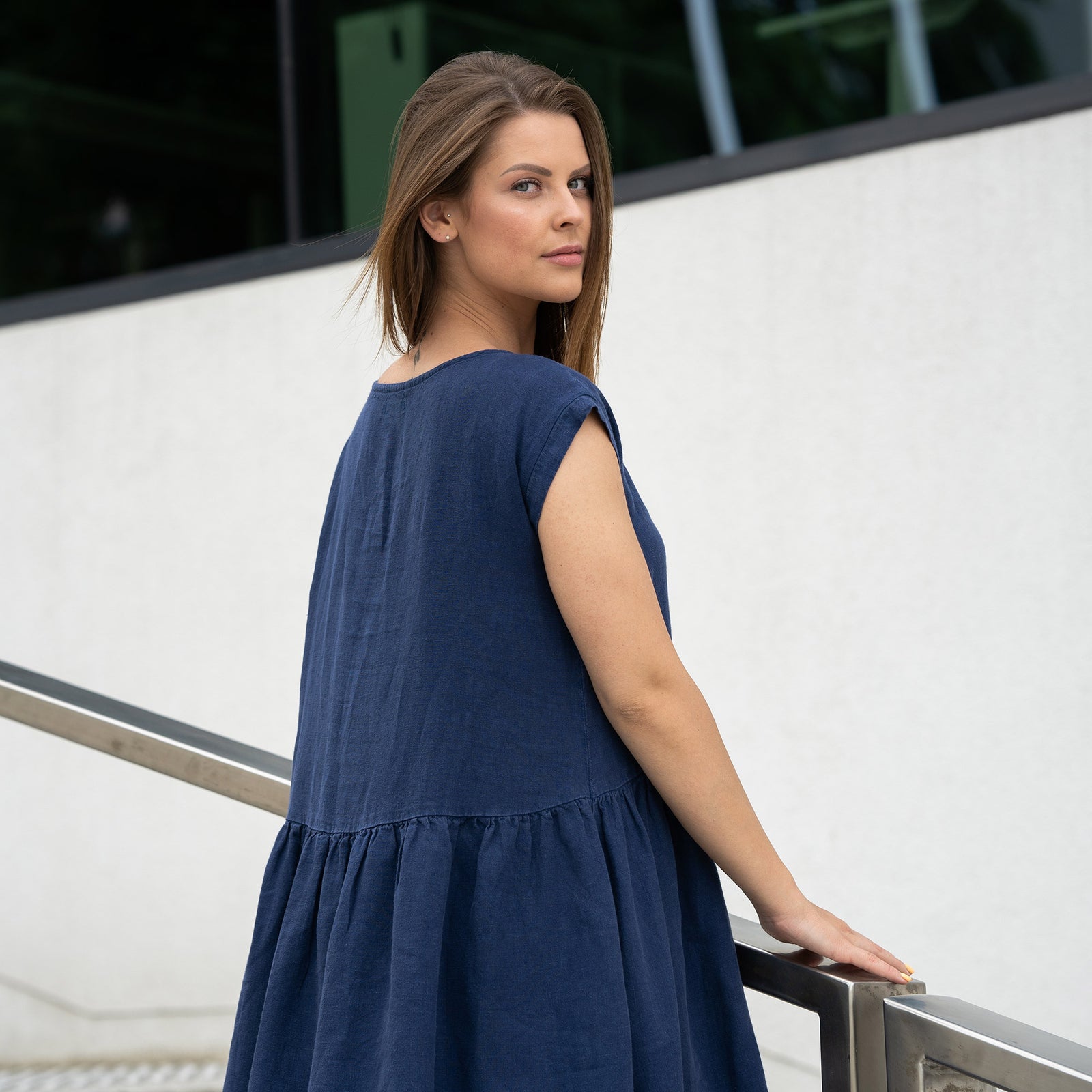 Linen Cocktail Dresses For Women | MENIQUE Linen Cocktail Dresses For Women | MENIQUE
